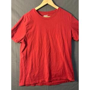 Arizona Jean Co. Solid Crew Neck T-Shirt - Red - Men's XL